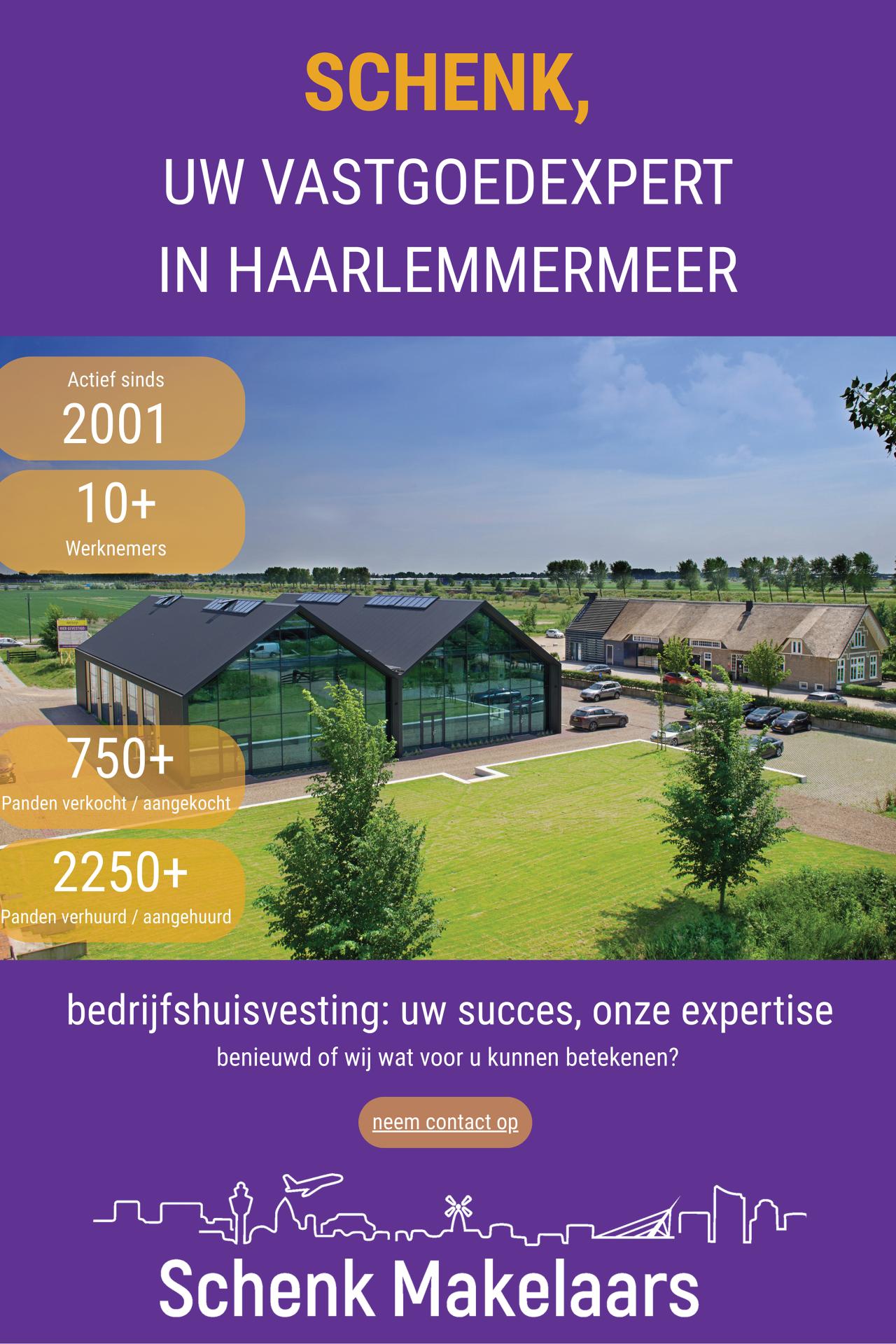 Schenk Makelaars advertentie