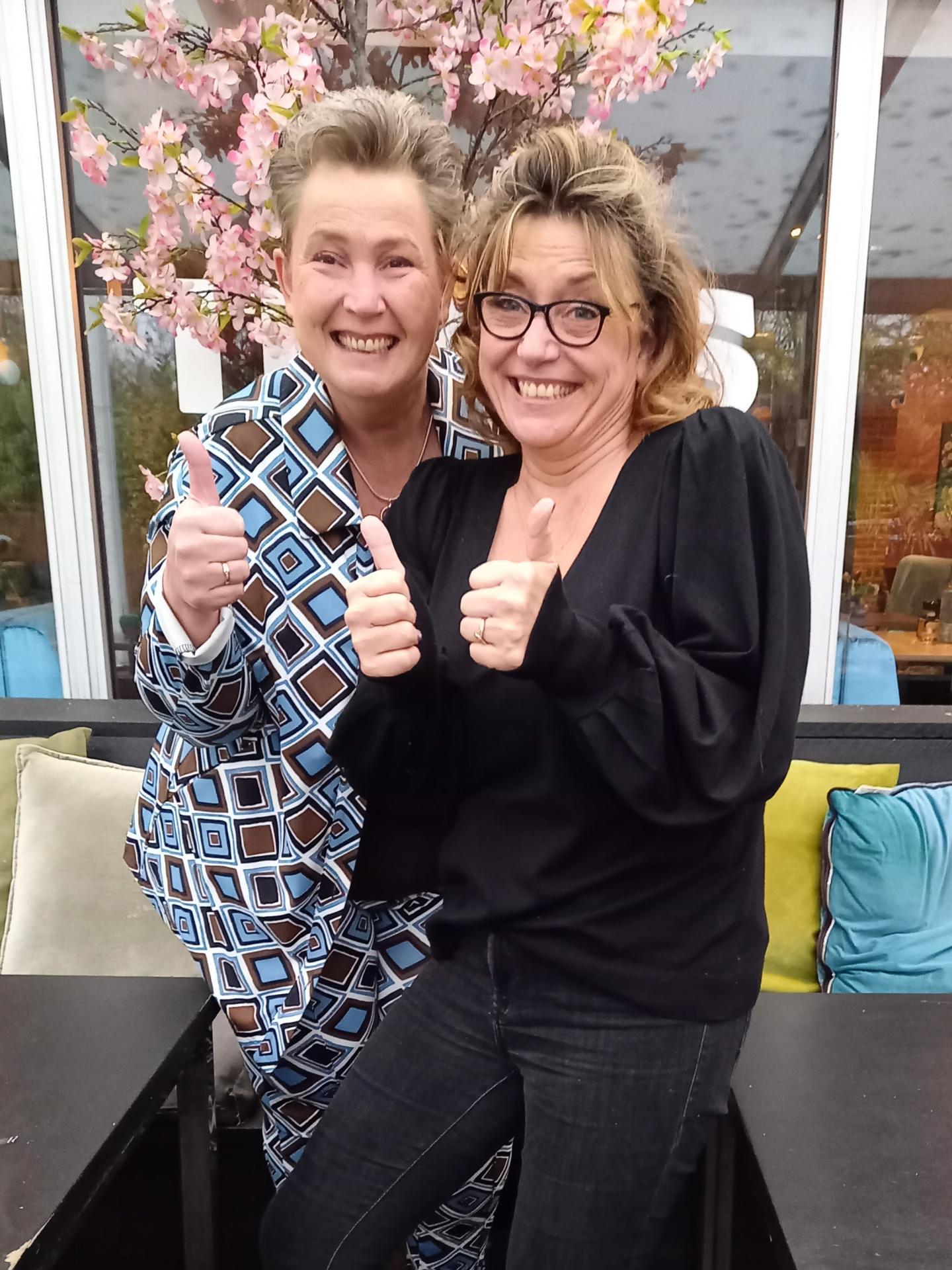 Linda Alink en Esther Klaassen