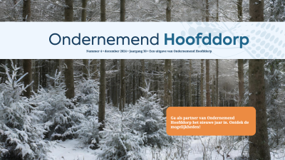 Ondernemend Hoofddorp online magazine cover December 2024