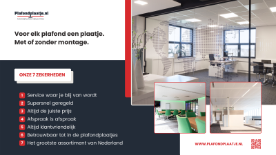 Advertentie Plafondplaatje