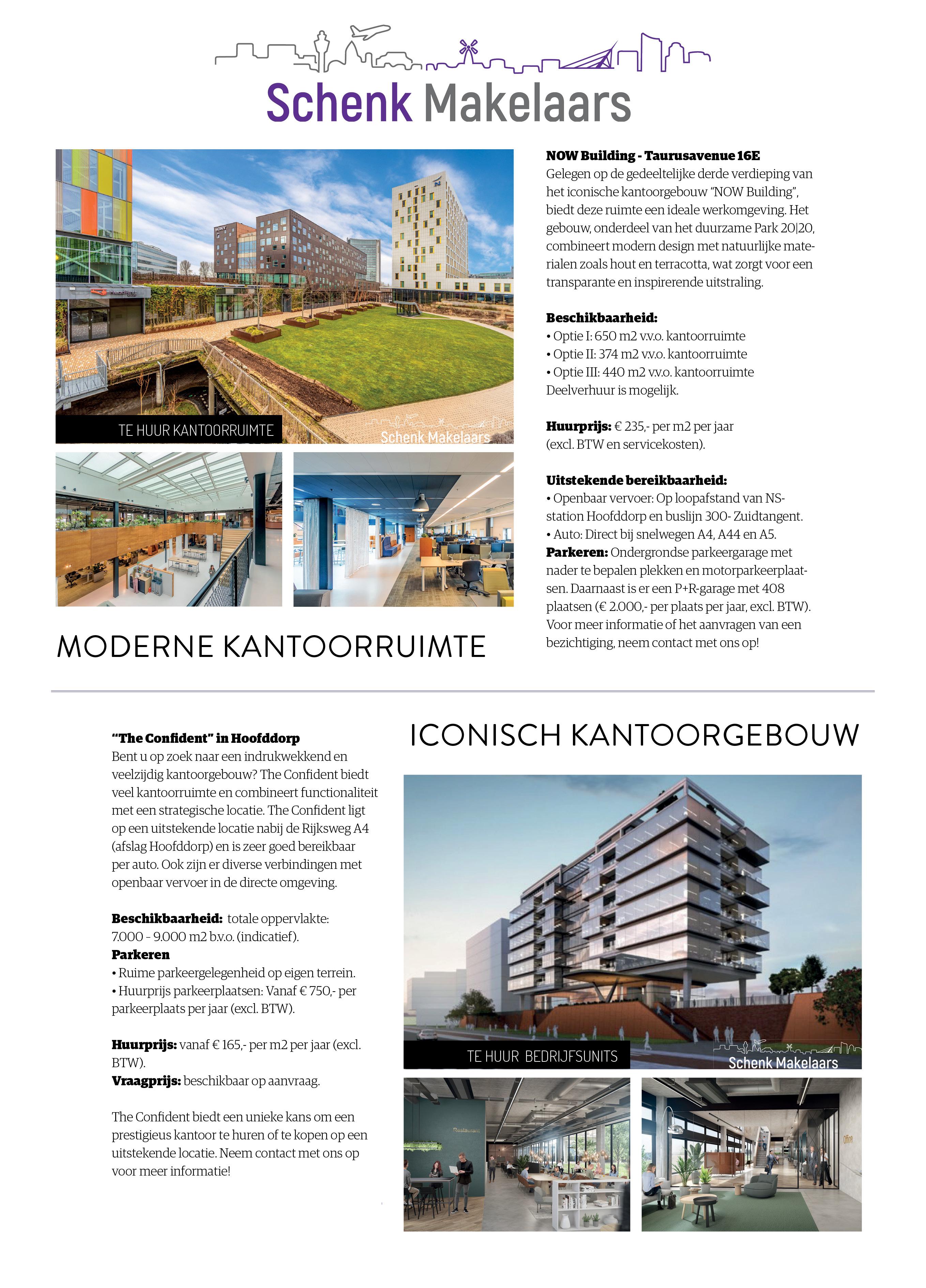 Advertentie Schenk Makelaars panden