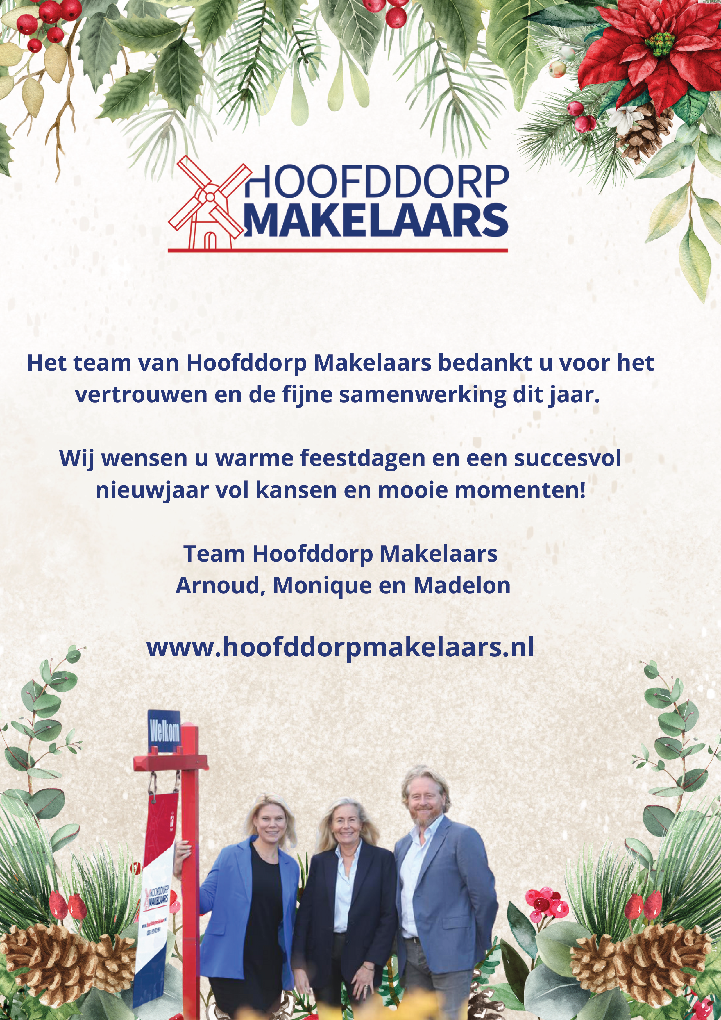 Hoofddorp Makelaars Kerstgroet