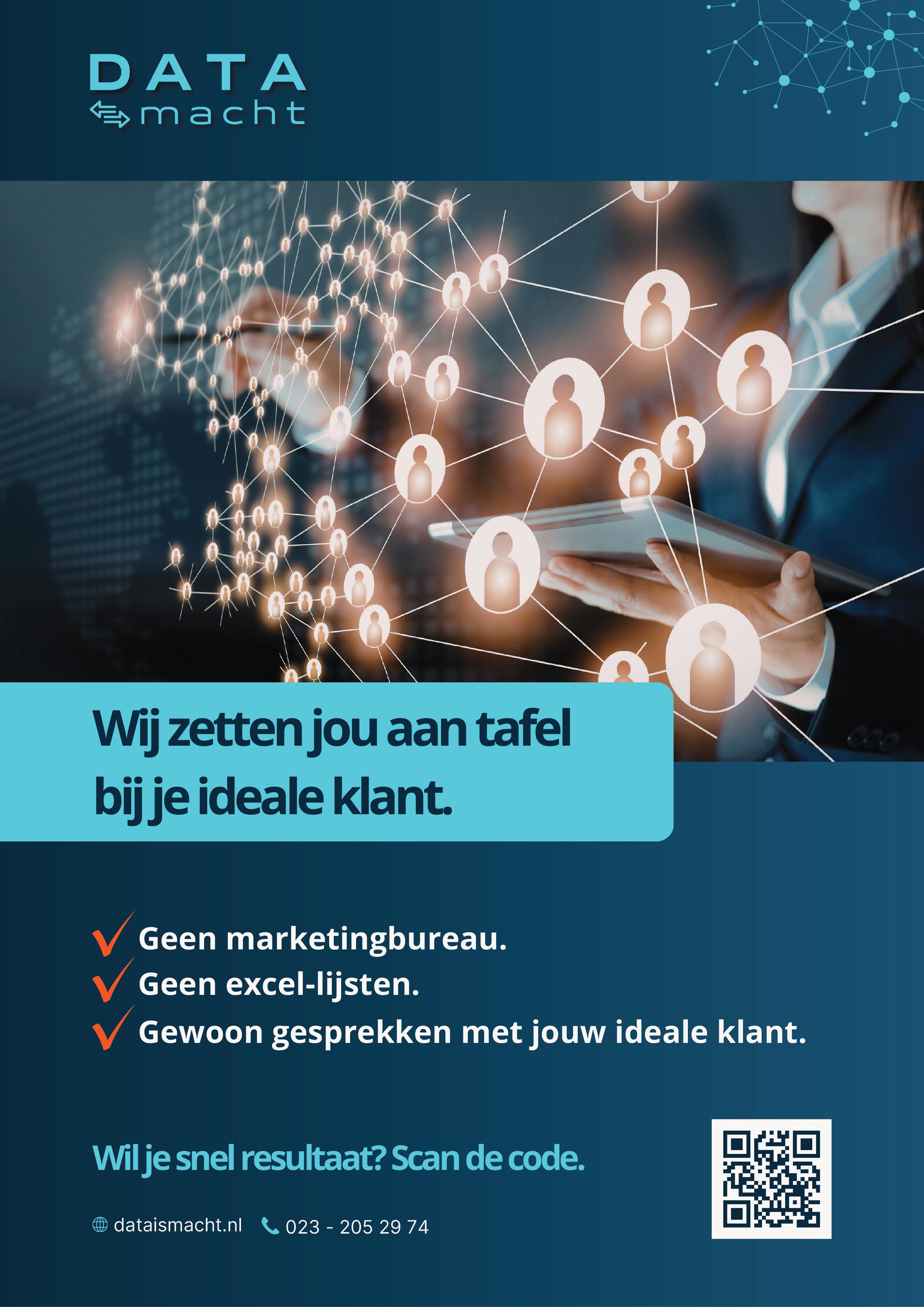 Data is Macht advertentie