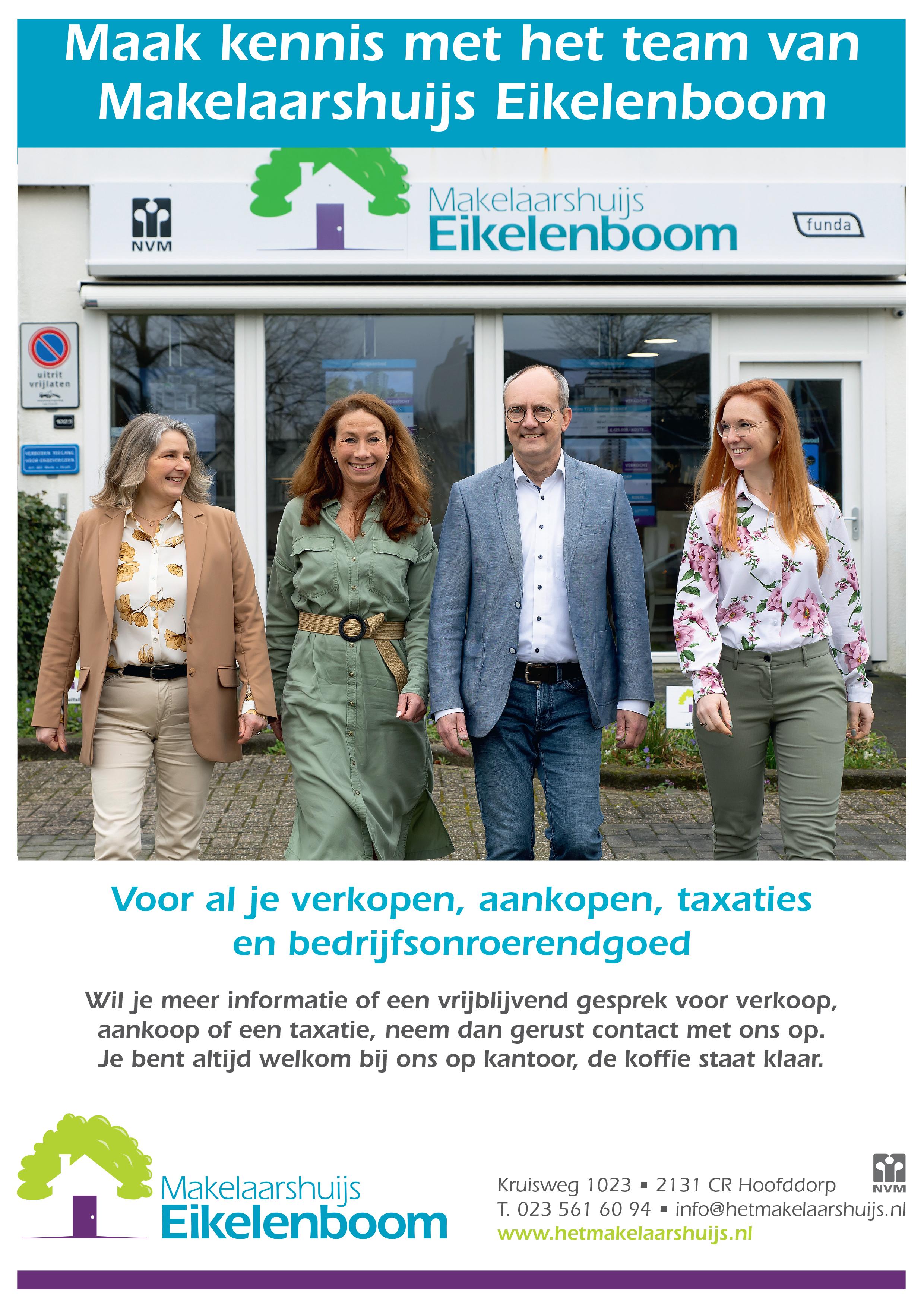 Makelaarshuijs Eikelenboom advertentie