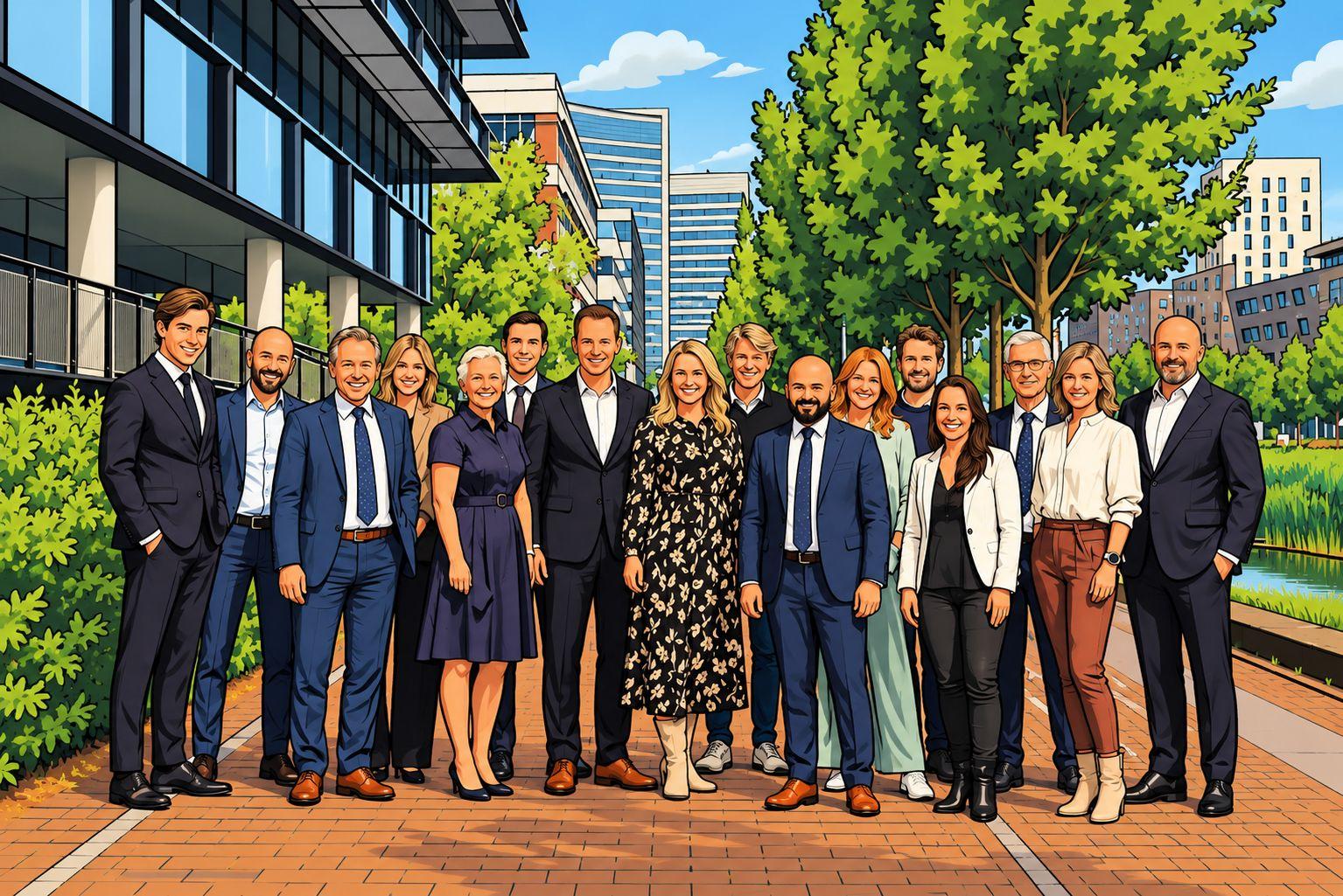 Het team van Schenk Makelaars