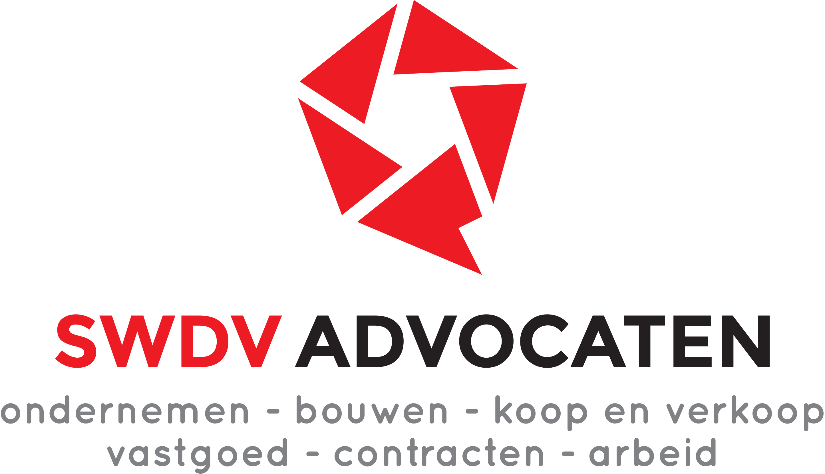 SWDV logo met rechtsgebieden