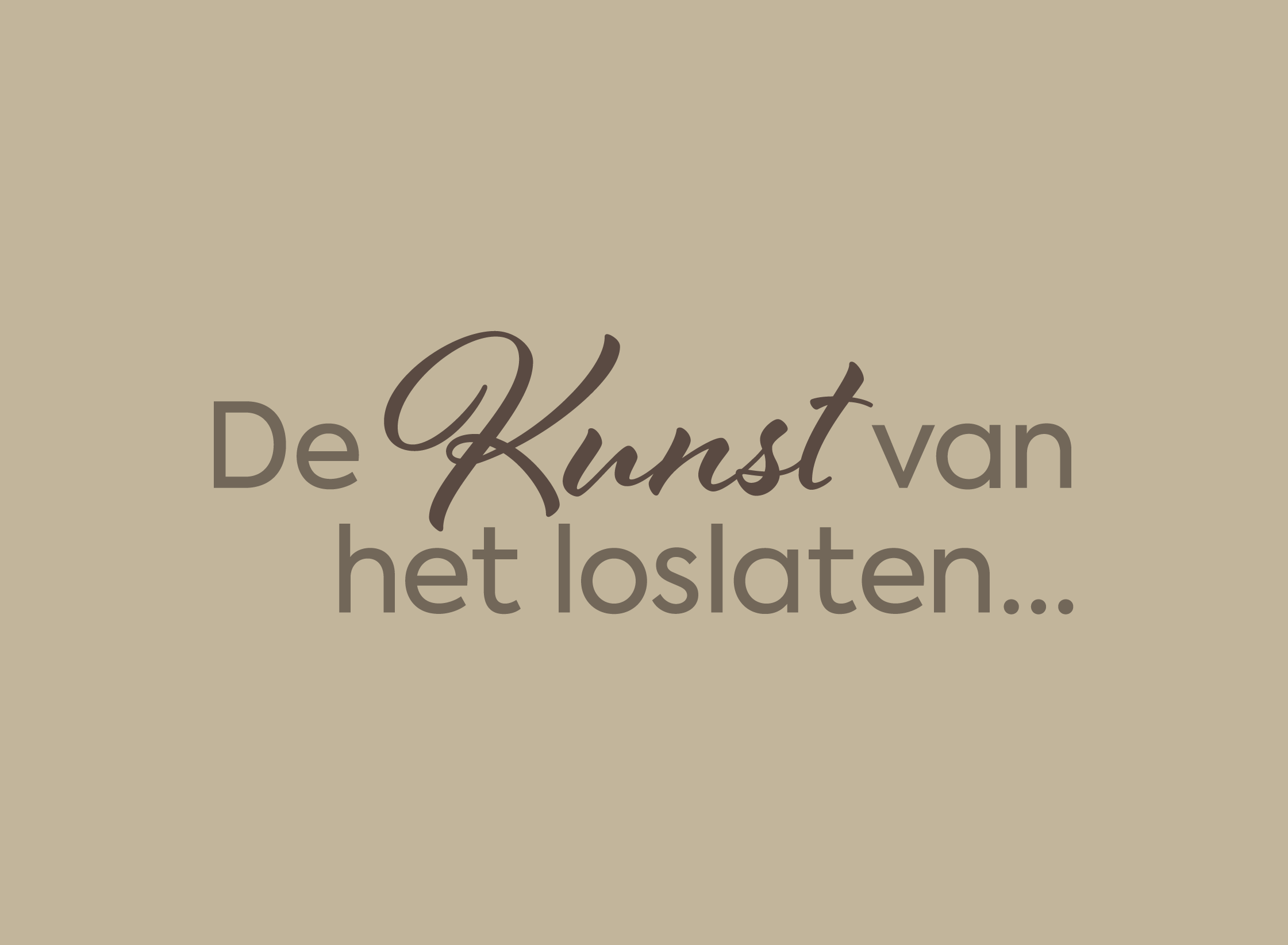 Logo De Kunst van het Loslaten